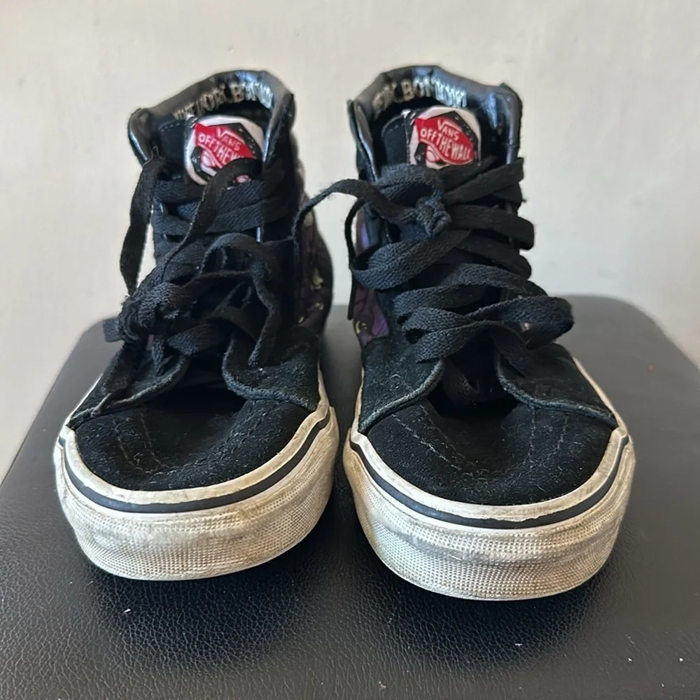 Vans Nightmare Before Christmas Sk-8 Hi Black Purple Sneakers Jack Sally Zero